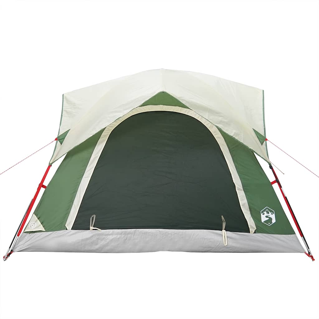 Tenda da Campeggio a Cabina per 4 Persone Verde Impermeabile 4009452