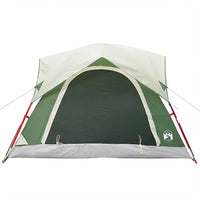 Tenda da Campeggio a Cabina per 4 Persone Verde Impermeabile 4009452