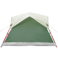 Tenda da Campeggio a Cabina per 4 Persone Verde Impermeabile 4009452