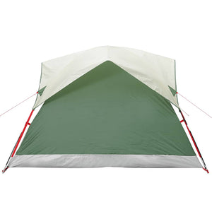 Tenda da Campeggio a Cabina per 4 Persone Verde Impermeabile 4009452