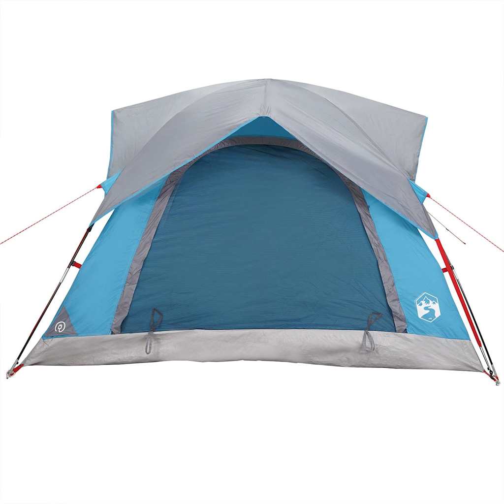 Tenda da Campeggio a Cabina per 4 Persone Blu Impermeabile 4009453