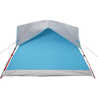 Tenda da Campeggio a Cabina per 4 Persone Blu Impermeabile 4009453