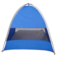 Tenda da Spiaggia 3 Persone Azzurra Impermeabile
