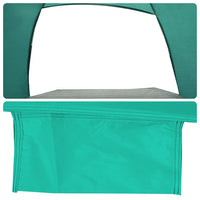 Tenda da Spiaggia 3 Persone Verde Mare Impermeabile 4009456