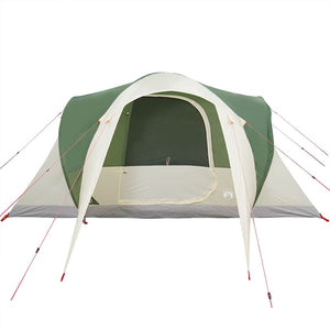 Tenda da Campeggio a Cupola per 6 Persone Verde Impermeabile