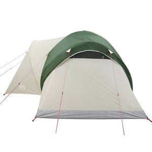 Tenda da Campeggio a Cupola per 6 Persone Verde Impermeabile
