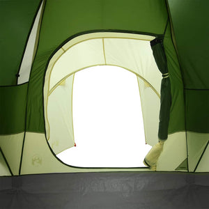 Tenda da Campeggio a Cupola per 6 Persone Verde Impermeabile