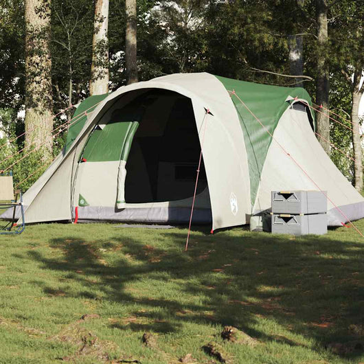 Tenda da Campeggio a Cupola per 6 Persone Verde Impermeabile 4009461