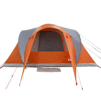 Tenda da Campeggio a Cupola 6 Persone Grigio e Arancione 4009463