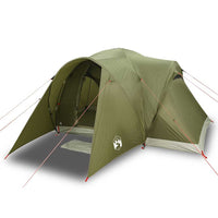 vidaXL Tenda Familiare a Cupola 6 Persone Verde Oliva Impermeabile