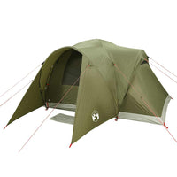 vidaXL Tenda Familiare a Cupola 6 Persone Verde Oliva Impermeabile