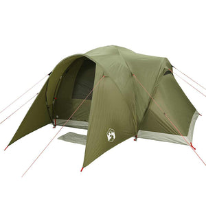 vidaXL Tenda Familiare a Cupola 6 Persone Verde Oliva Impermeabile