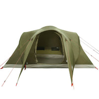 vidaXL Tenda Familiare a Cupola 6 Persone Verde Oliva Impermeabile