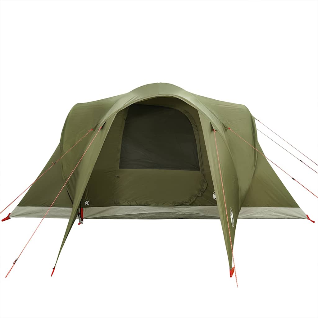 vidaXL Tenda Familiare a Cupola 6 Persone Verde Oliva Impermeabile