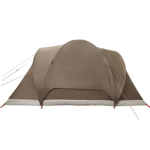 vidaXL Tenda da Campeggio a Cupola per 6 Persone Marrone Impermeabile