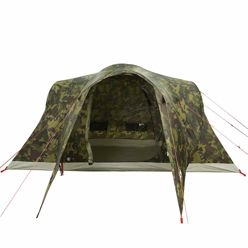 Tenda da Campeggio a Cupola per 6 Persone Mimetica Impermeabile 4009466