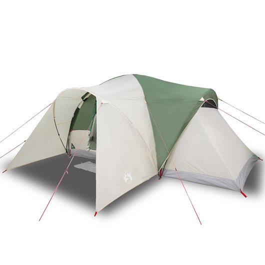 vidaXL Tenda da Campeggio a Cupola per 6 Persone Verde Impermeabile