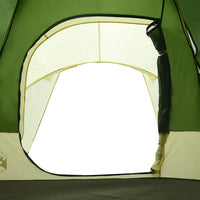vidaXL Tenda da Campeggio a Cupola per 6 Persone Verde Impermeabile