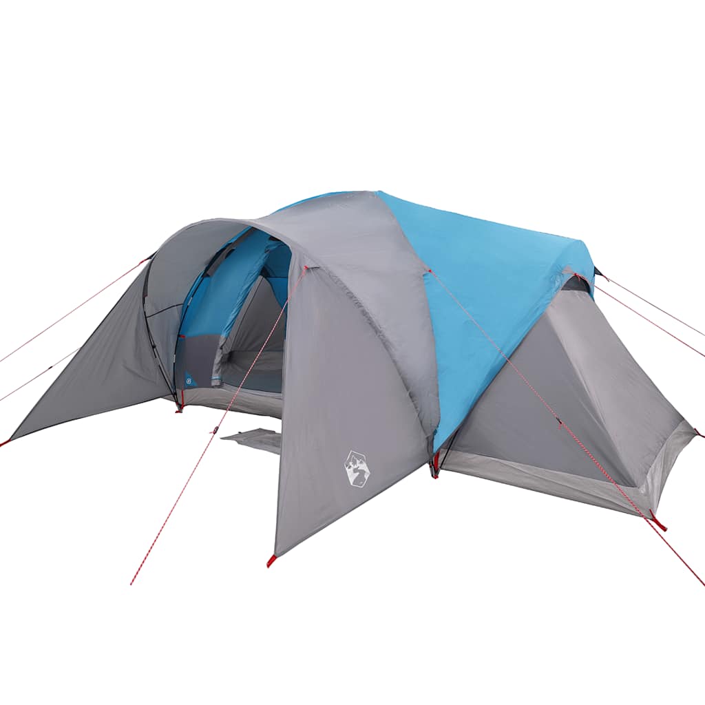Tenda da Campeggio a Cupola per 4 Persone Blu Impermeabile 4009468