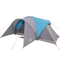 Tenda da Campeggio a Cupola per 4 Persone Blu Impermeabile 4009468