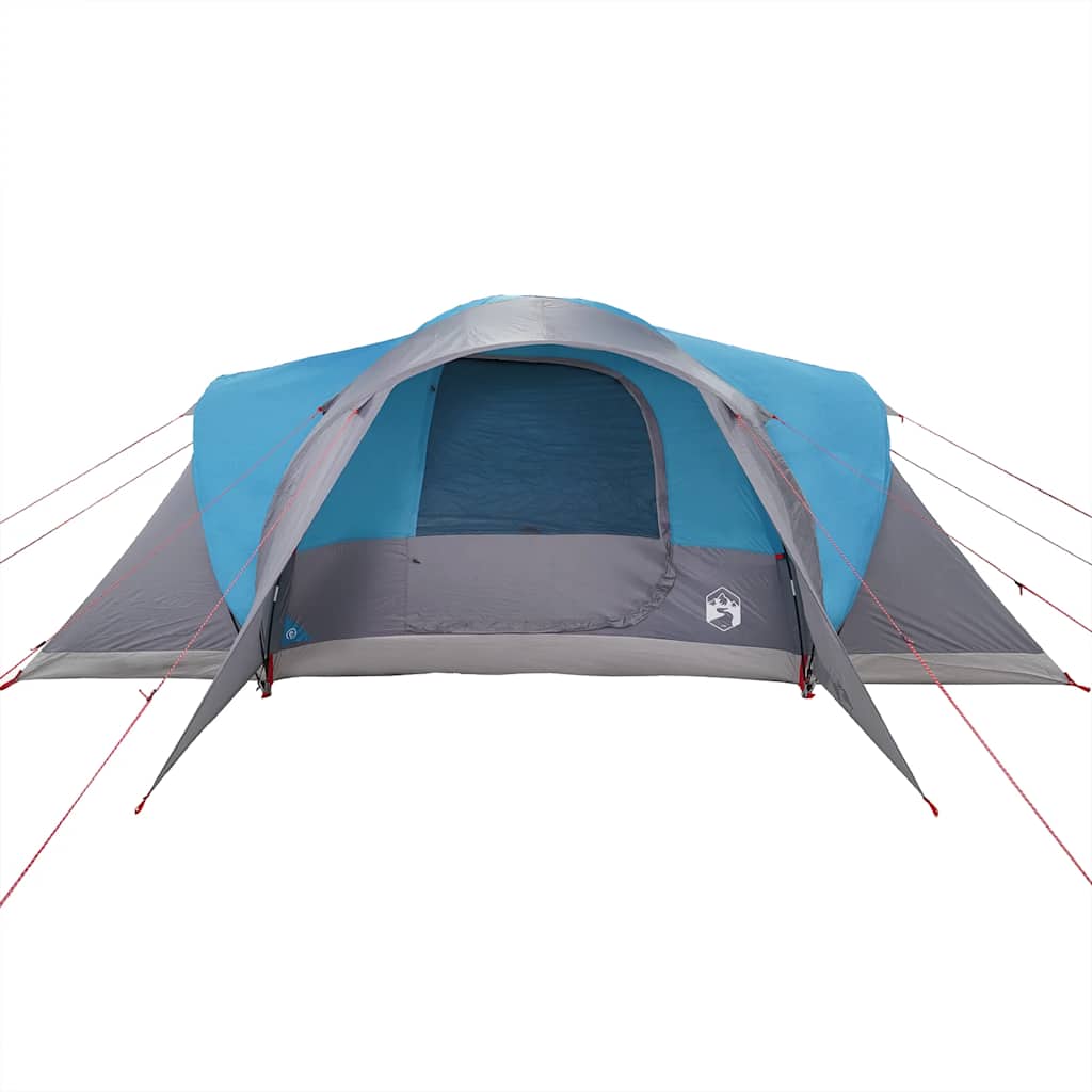 Tenda da Campeggio a Cupola per 4 Persone Blu Impermeabile 4009468