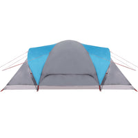 Tenda da Campeggio a Cupola per 4 Persone Blu Impermeabile