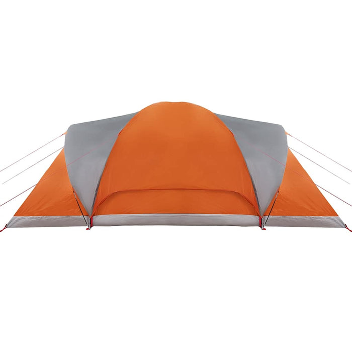 Tenda da Campeggio a Cupola 6 Persone Grigio e Arancione 4009469