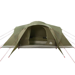 vidaXL Tenda Familiare a Cupola 6 Persone Verde Oliva Impermeabile
