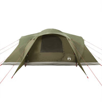 Tenda Familiare a Cupola 6 Persone Verde Oliva Impermeabile 4009470
