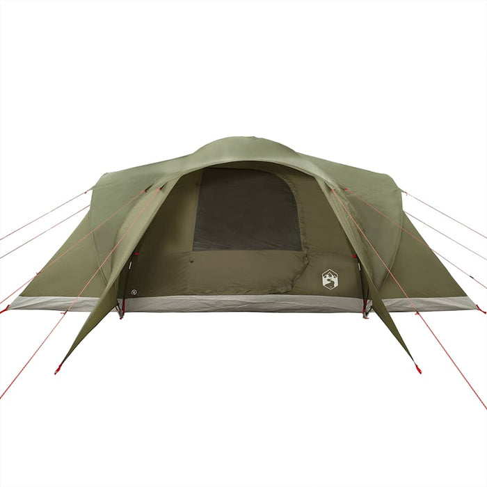 Tenda Familiare a Cupola 6 Persone Verde Oliva Impermeabile 4009470