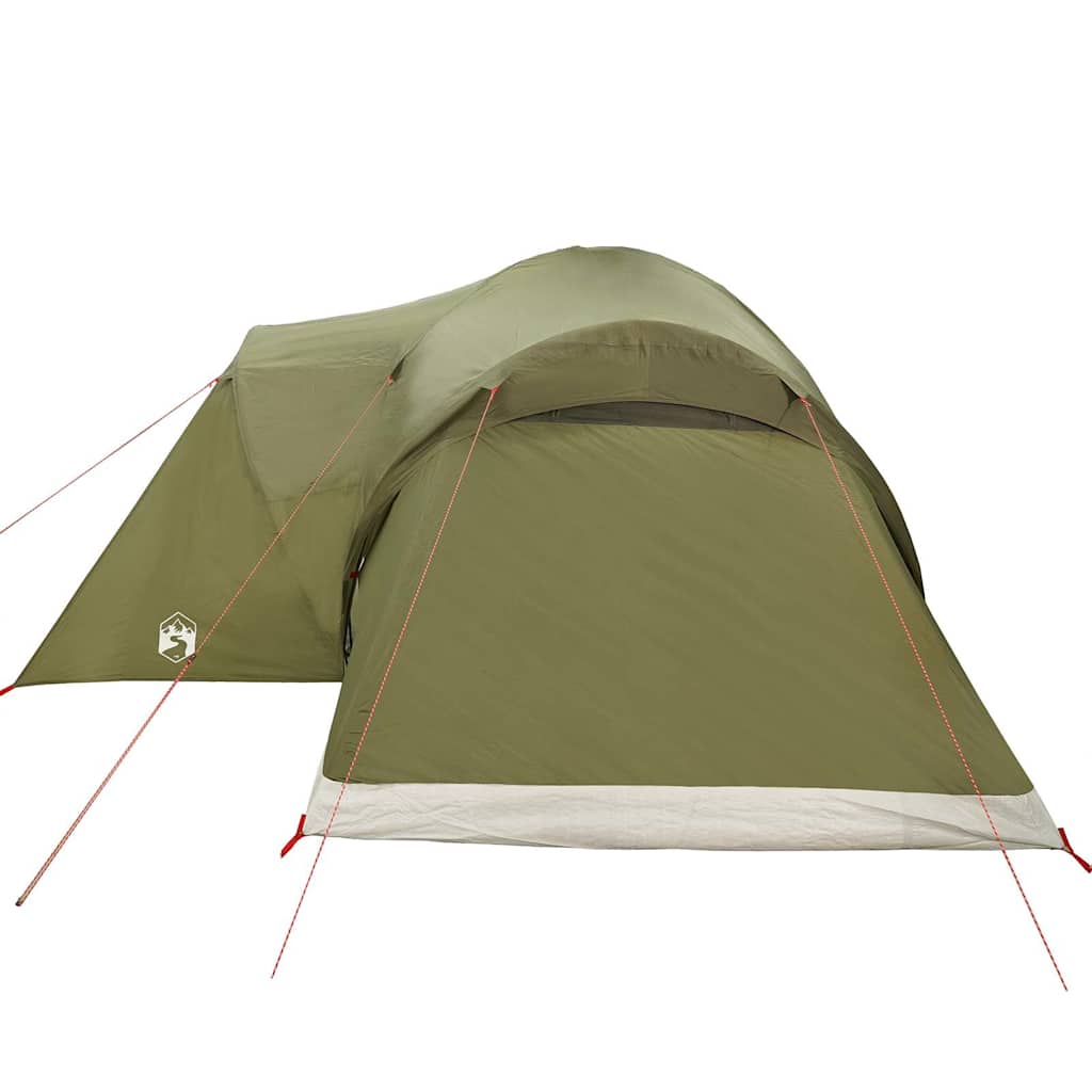 Tenda Familiare a Cupola 6 Persone Verde Oliva Impermeabile 4009470