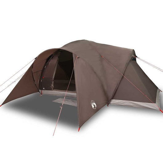 Tenda da Campeggio a Cupola per 6 Persone Marrone Impermeabile 4009471