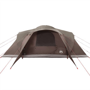 Tenda da Campeggio a Cupola per 6 Persone Marrone Impermeabile 4009471