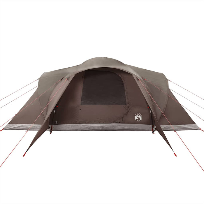 Tenda da Campeggio a Cupola per 6 Persone Marrone Impermeabile 4009471