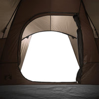 vidaXL Tenda da Campeggio a Cupola per 6 Persone Marrone Impermeabile