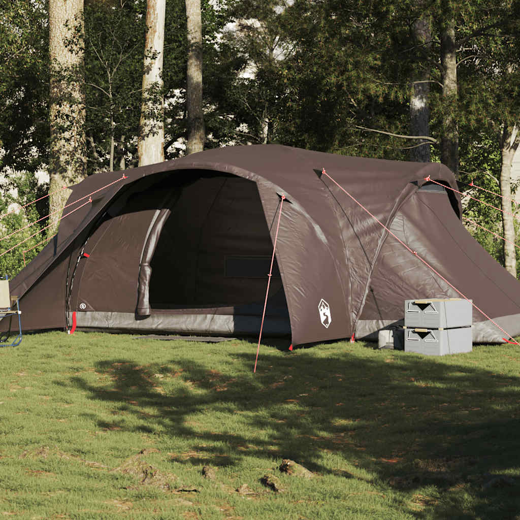 Tenda da Campeggio a Cupola per 6 Persone Marrone Impermeabile 4009471