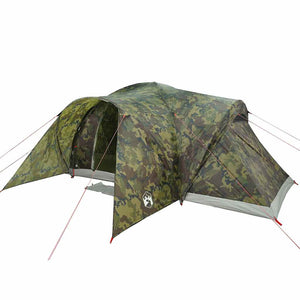 Tenda da Campeggio a Cupola per 6 Persone Mimetica Impermeabile 4009472