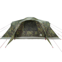 Tenda da Campeggio a Cupola per 6 Persone Mimetica Impermeabile 4009472