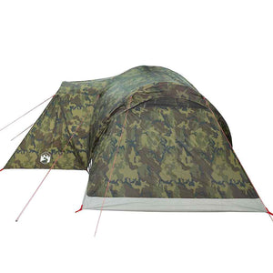 Tenda da Campeggio a Cupola per 6 Persone Mimetica Impermeabile 4009472