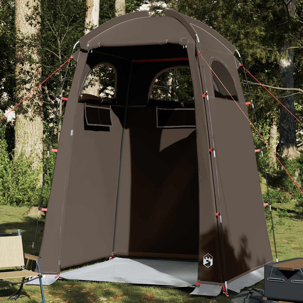 Tenda da Doccia Marrone Impermeabile 4009477