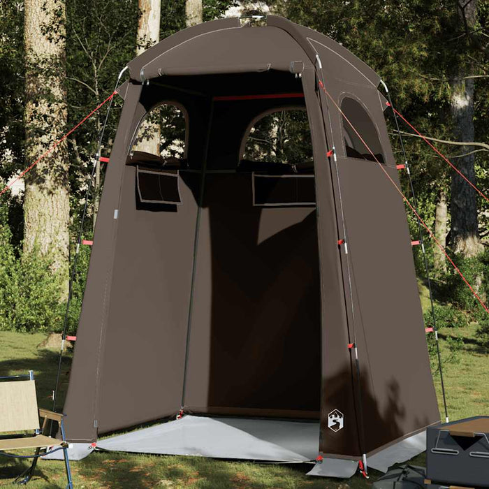 Tenda da Doccia Marrone Impermeabile 4009477