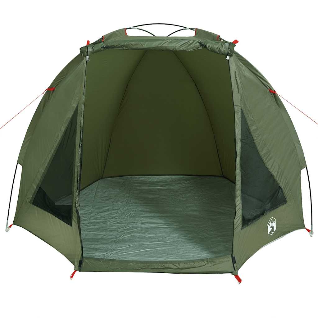 vidaXL Tenda da Pesca Verde Oliva Impermeabile