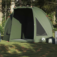 vidaXL Tenda da Pesca Verde Oliva Impermeabile