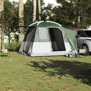 Tenda da Campeggio per Auto per 4 Persone Verde Impermeabile 4009488