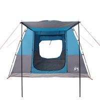 Tenda da Campeggio da Auto per 4 Persone Blu Impermeabile