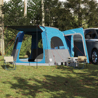 Tenda da Campeggio da Auto per 4 Persone Blu Impermeabile 4009492