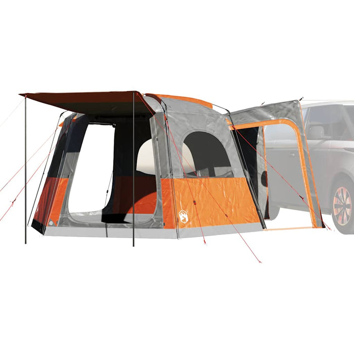 Tenda da Campeggio 4 Persone Grigio e Arancione Impermeabile 4009493