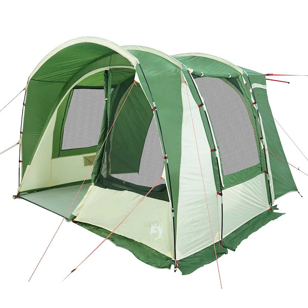 Tenda da Campeggio per Auto per 4 Persone Verde Impermeabile