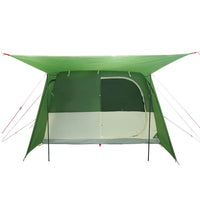vidaXL Tenda da Campeggio per Auto per 4 Persone Verde Impermeabile