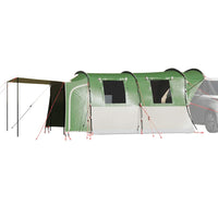 Tenda da Campeggio per Auto per 4 Persone Verde Impermeabile 4009500